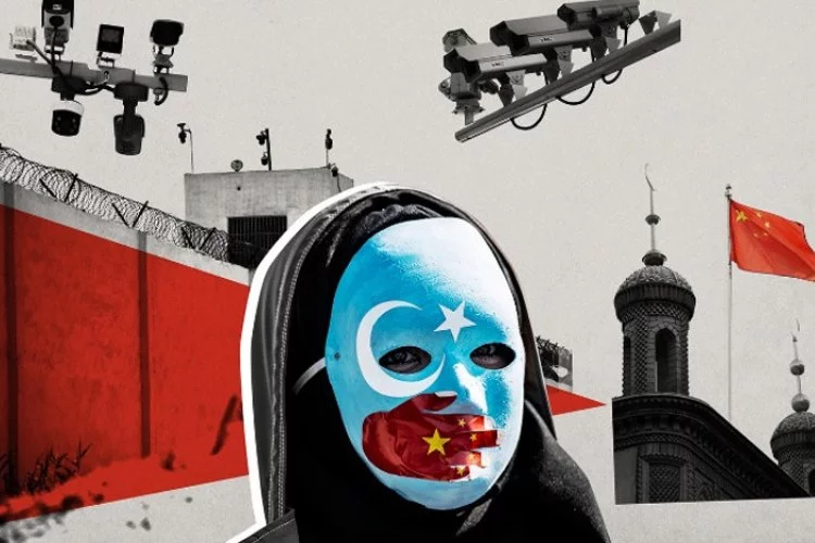 Doğu Türkistan’da başörtüsü yasağı kameralara yansıdı